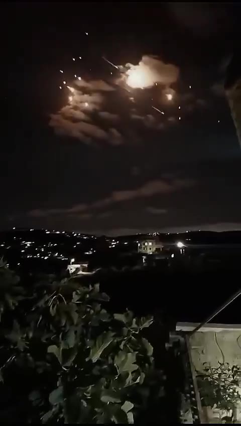 Iranian ballistic missiles documented over Israeli territory a short time ago