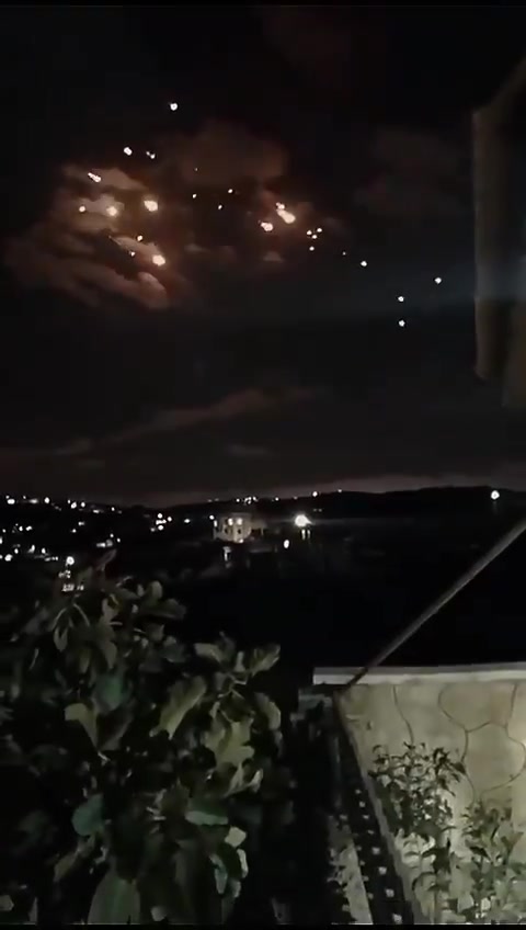 Iranian ballistic missiles documented over Israeli territory a short time ago