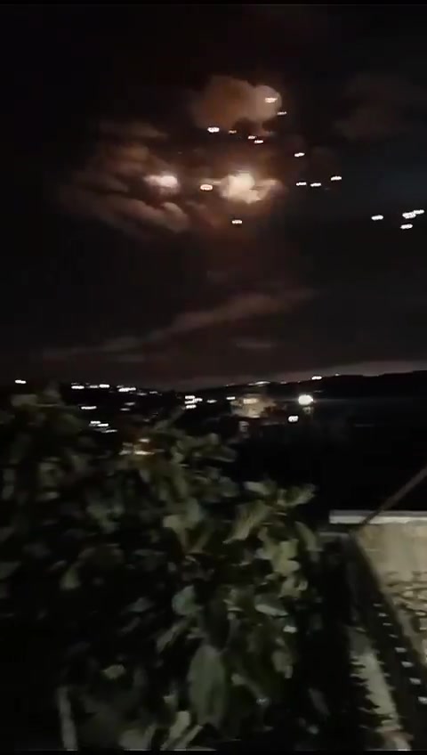 Iranian ballistic missiles documented over Israeli territory a short time ago