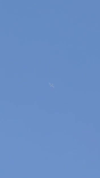 An Israeli Hermes 900 Long-Endurance Tactical Drone flies freely in the sky over Kermanshah in Western Iran, reportedly carrying out strikes against the Imam Hassan Military Base