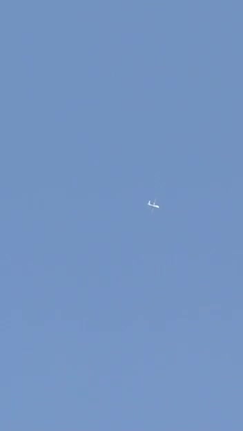 An Israeli Hermes 900 Long-Endurance Tactical Drone flies freely in the sky over Kermanshah in Western Iran, reportedly carrying out strikes against the Imam Hassan Military Base