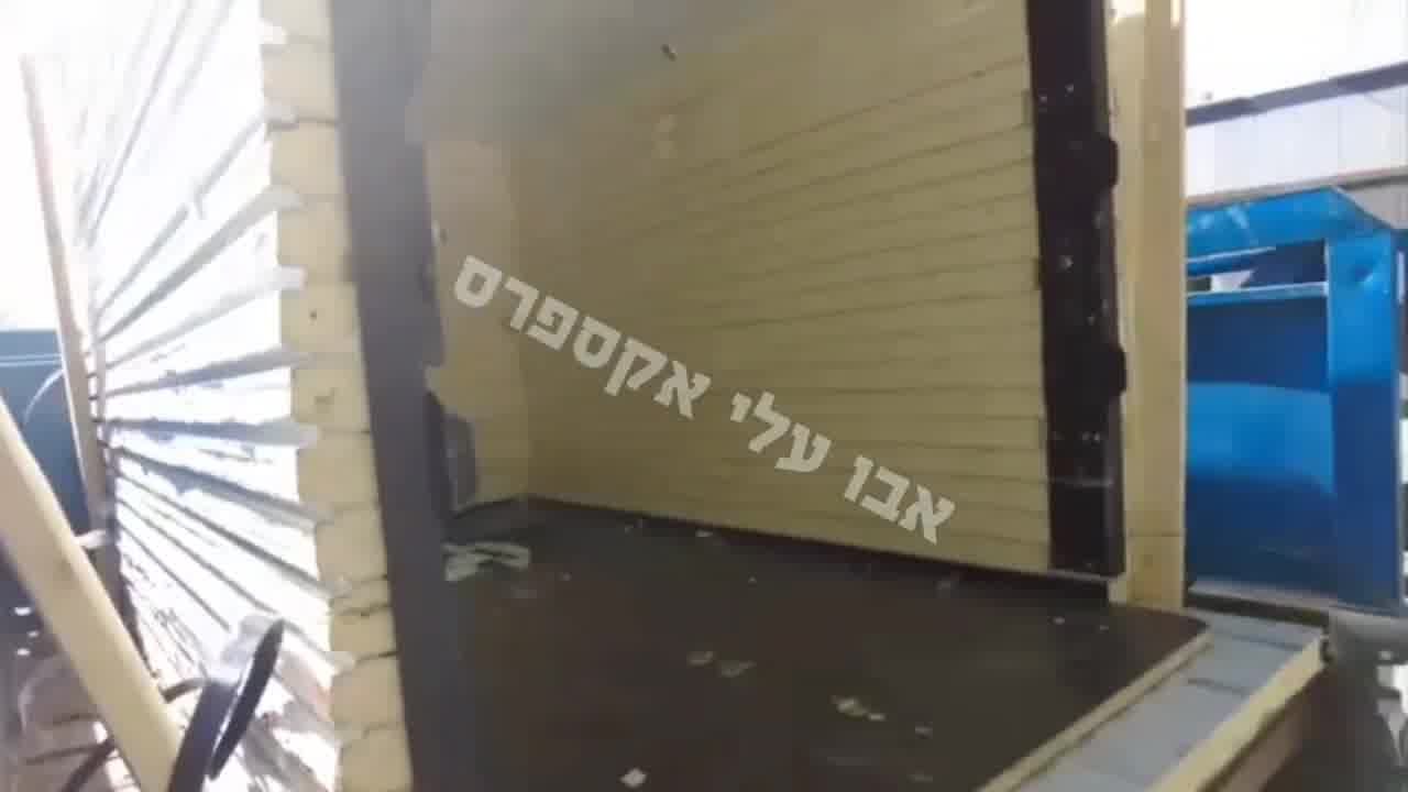 Iranian security forces found camouflaged vehicles used to store attack drones/UAVs against Iranian targets. The vehicle in the video was captured in Alborz Province, which is west of Tehran Province