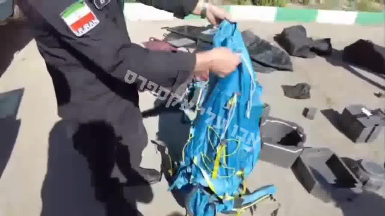 Iranian security forces found camouflaged vehicles used to store attack drones/UAVs against Iranian targets. The vehicle in the video was captured in Alborz Province, which is west of Tehran Province