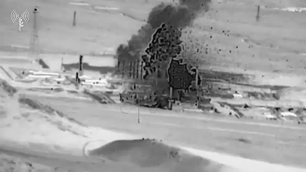 Israeli army released a footage of the attack on Arak reactor in Iran
