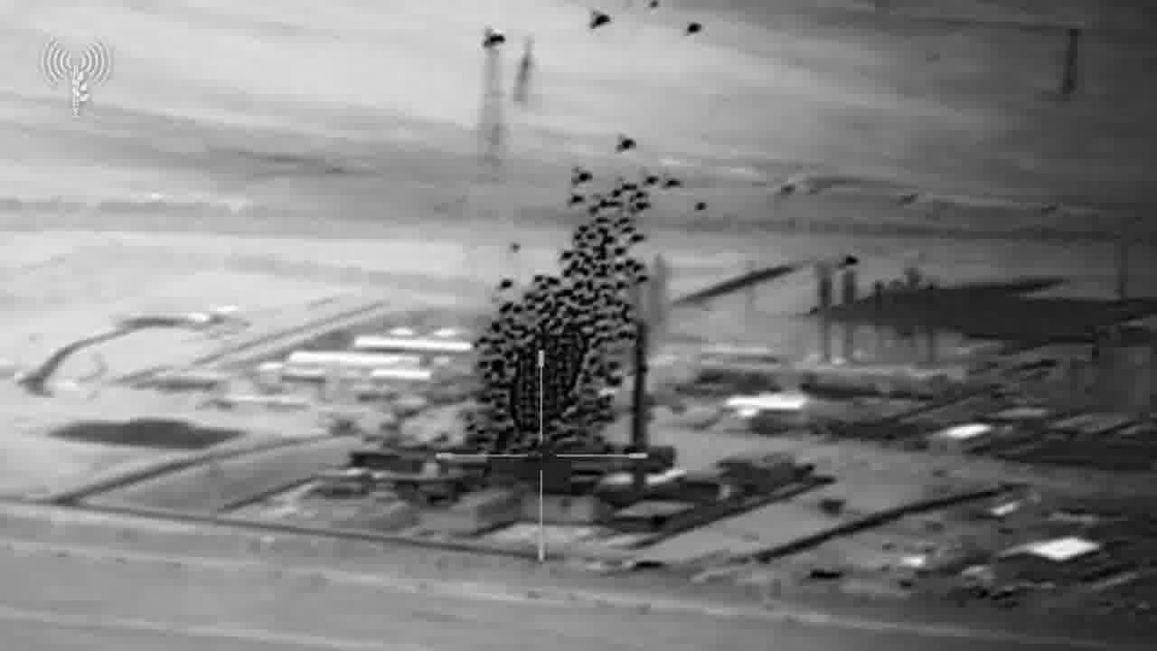 Israeli army released a footage of the attack on Arak reactor in Iran