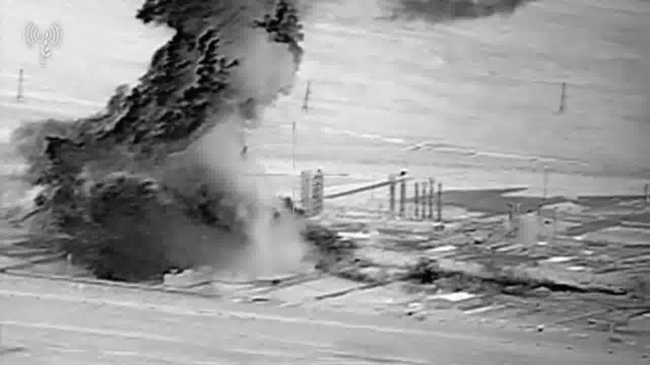 Israeli army released a footage of the attack on Arak reactor in Iran