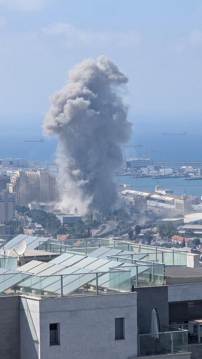 Direct missile impact reported in Haifa