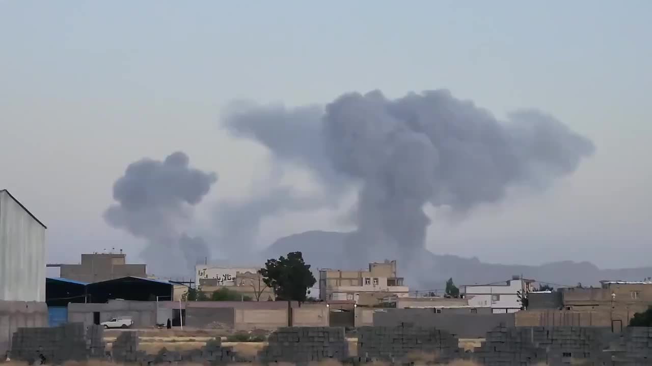 The nuclear site east of Isfahan was heavily struck early this morning