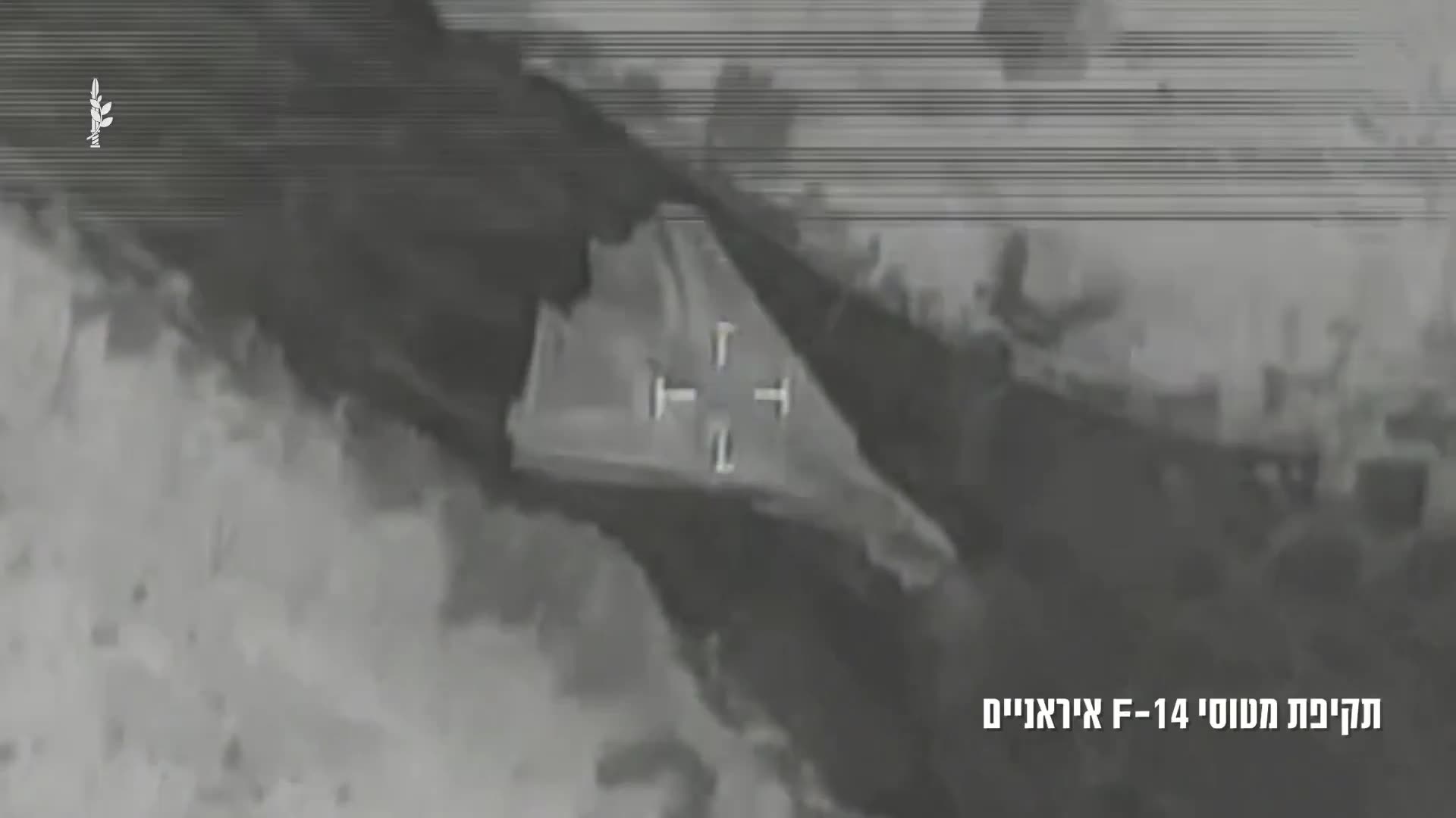 Israeli Air Force fighter jets destroyed three more Iranian F-14 fighter jets in a strike a short while ago in central Iran, the military says