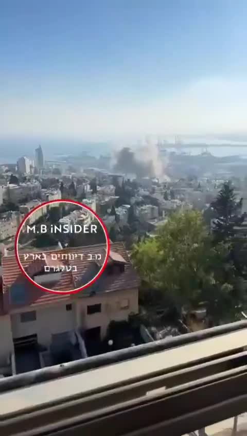 Direct hit on Haifa
