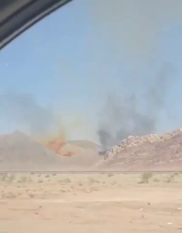 Israeli warplanes strike Al Ghadeer base in Yazd, central Iran