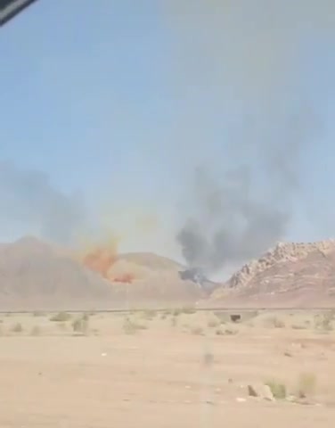 Israeli warplanes strike Al Ghadeer base in Yazd, central Iran