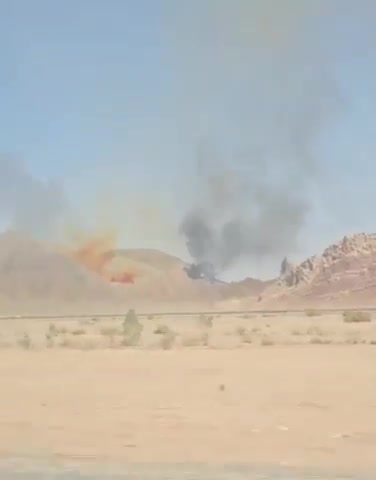 Israeli warplanes strike Al Ghadeer base in Yazd, central Iran