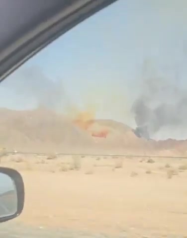 Israeli warplanes strike Al Ghadeer base in Yazd, central Iran