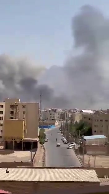 The Israeli comprehensive assault on IRGC sites in Yazd is still ongoing