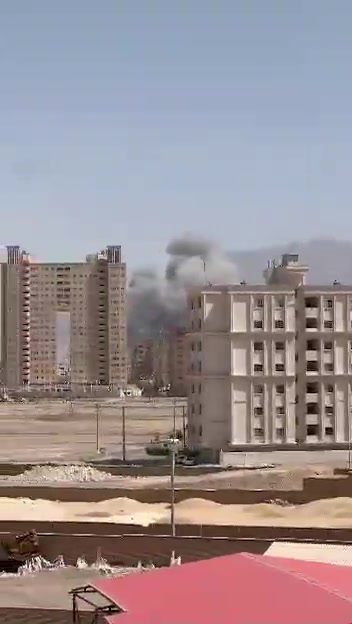 The Israeli comprehensive assault on IRGC sites in Yazd is still ongoing