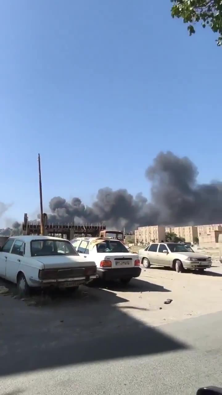 Israeli air strikes on Tabriz, western Iran