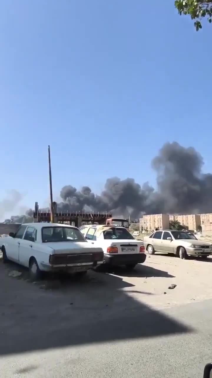 Israeli air strikes on Tabriz, western Iran