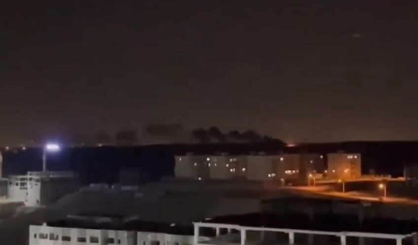 Thick smoke seen over Tabriz after Israeli strikes