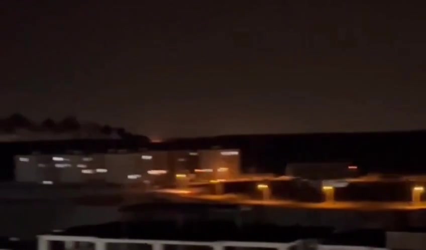 Thick smoke seen over Tabriz after Israeli strikes