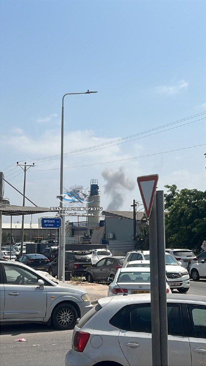 An Iranian missile fell in Ashdod