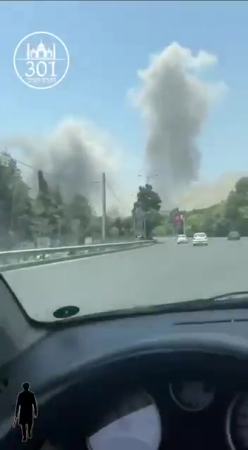 Scenes of Israeli raids on the Iranian capital, Tehran, and the city of Karaj a short while ago.