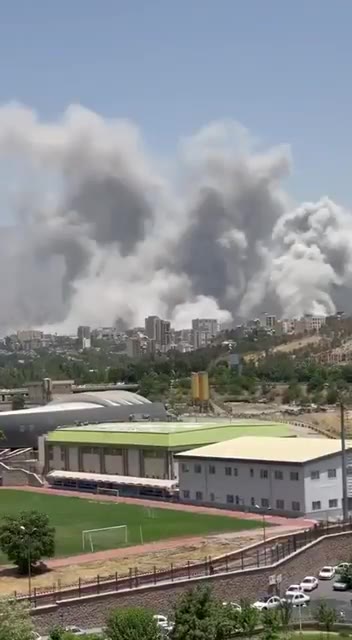 Luftangriffe in Teheran