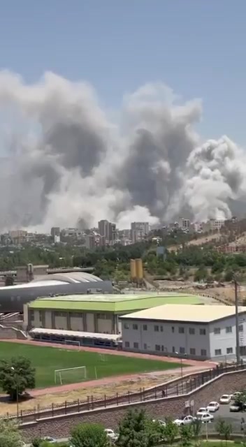 Luftangriffe in Teheran