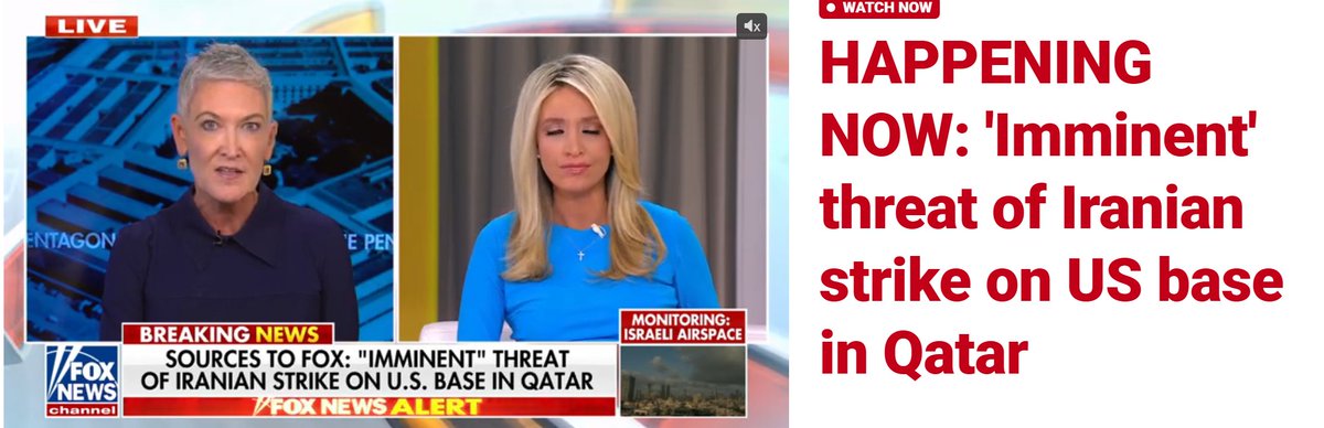 Imminent threat of Iranian strike on U.S. Base in Qatar - Fox News