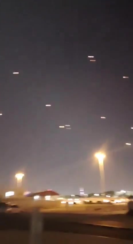 More footage has reportedly surfaced showing the attack in Doha, Qatar