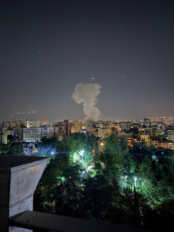 Airstrikes in Tehran tonight