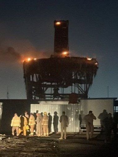 First image emerges of the radar system that targeted in the strike on Taji Base, northern Baghdad