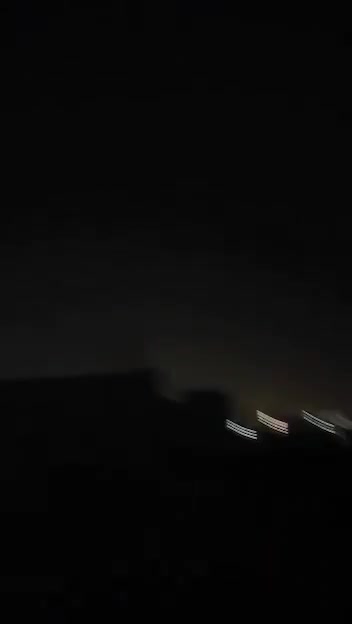 An airstrike on the Ekbatan neighborhood in western Tehran, according to circulated footage.