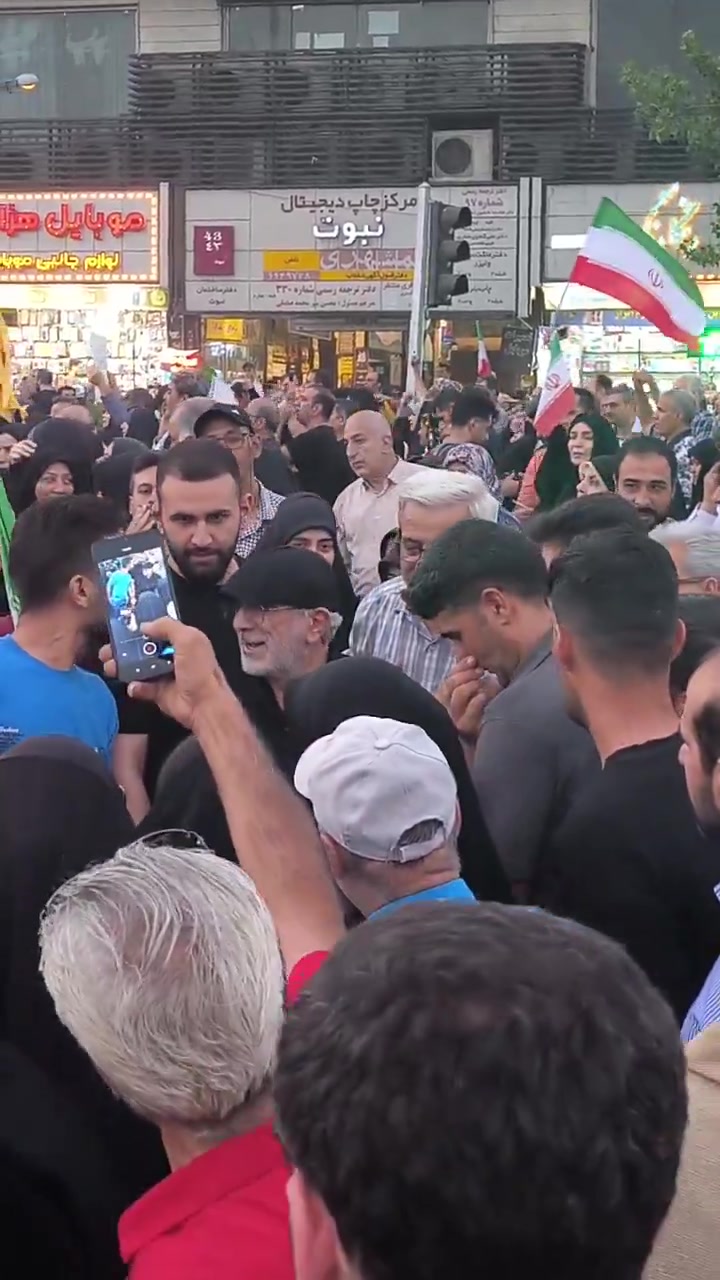 First public appearance of Esmail Qanni, commander of IRGC's Quds Force following speculation that he had been killed in an Israeli airstrike in Tehran