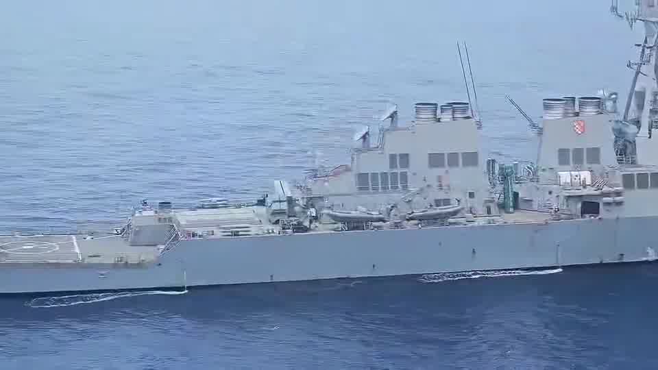 An Iran Naval helicopter warned USS Fitzgerald today at 10 am after it encroached on Iran's monitored waters in Sea of Oman. US destroyer threatened chopper, but Iranian pilot persisted. Backed by Iranian Army air defense, the US warship was forced to change course