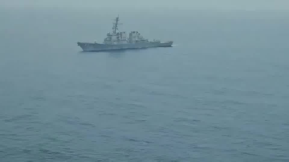 An Iran Naval helicopter warned USS Fitzgerald today at 10 am after it encroached on Iran's monitored waters in Sea of Oman. US destroyer threatened chopper, but Iranian pilot persisted. Backed by Iranian Army air defense, the US warship was forced to change course