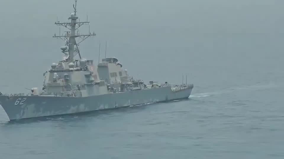 An Iran Naval helicopter warned USS Fitzgerald today at 10 am after it encroached on Iran's monitored waters in Sea of Oman. US destroyer threatened chopper, but Iranian pilot persisted. Backed by Iranian Army air defense, the US warship was forced to change course