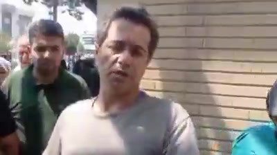 Zanjan, noroeste do Irã Protesto realizado por membros e beneficiários da Cooperativa Habitacional Pardis Gharb Mehrara