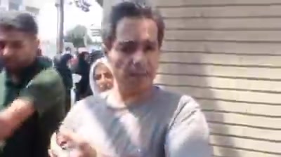 Zanjan, noroeste do Irã Protesto realizado por membros e beneficiários da Cooperativa Habitacional Pardis Gharb Mehrara