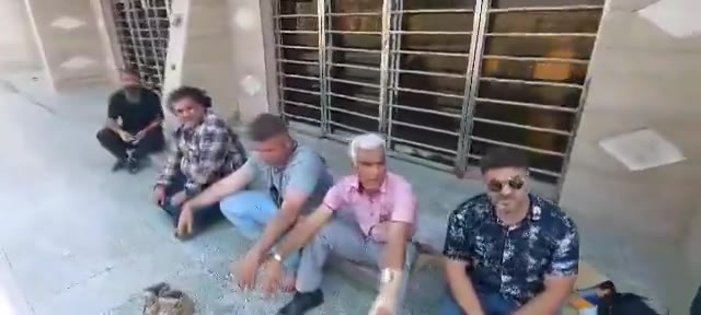 Khuzestan province, southwest Iran: Eighth day of strikes and protests by contract workers of the Razi Petrochemical company. Two protesting workers who had been arrested earlier in the week have not been released yet