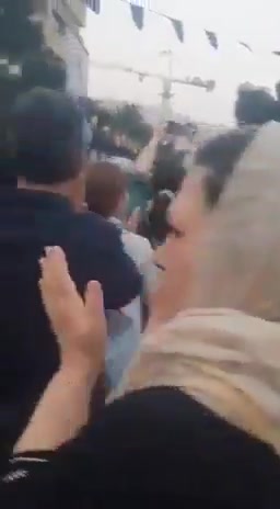 Shiraz, southern Iran:Angry locals rally in front of the governorate to protest constant and prolonged power and water outages. Protesters chant Freedom, Freedom, Freedom and Iranians will die but won't accept disgrace