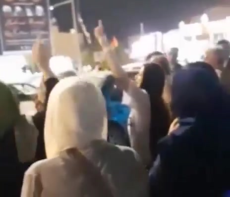 Kazerun, southern Iran: Locals protest prolonged electricity and water outages and the regime's lack of action.Water and electricity are our inalienable right. protesters chant