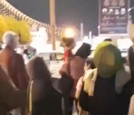 Kazerun, southern Iran: Locals protest prolonged electricity and water outages and the regime's lack of action.Water and electricity are our inalienable right. protesters chant