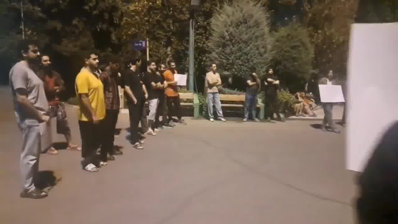 Tehran, Iran: Dormitory students at the University of Tehran — both in the male dormitory (Kuy-e-Daneshgah) and the Fatemieh female dormitory — took to the dormitory street in protest against a new decision by the university’s board of directors