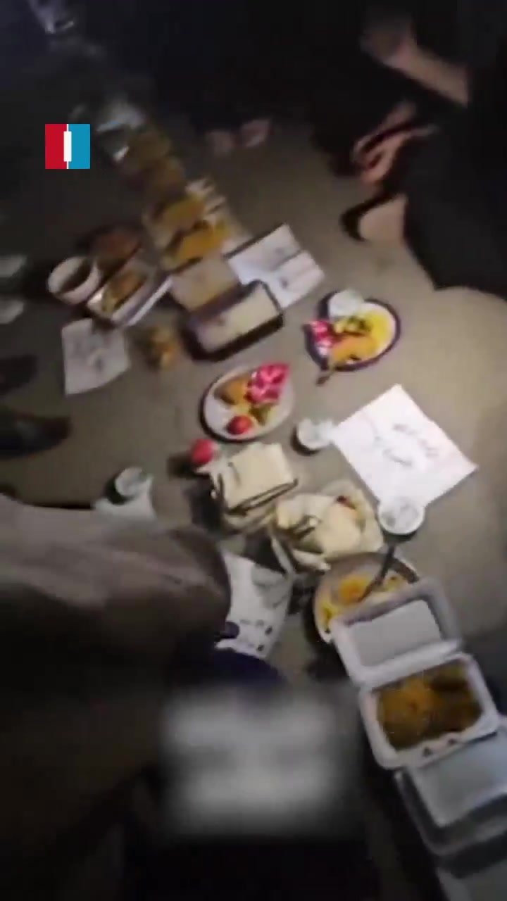 Video shows Tehran University students staging a protest at Chamran dormitory on Saturday night, placing their food trays on the ground in anger over a 47% price hike and poor quality meals, according to footage shared by Amir Kabir Telegram channel