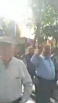 Isfahan, central Iran: Retirees of the steel industry rallied in front of the Steel Pension Fund office to express their frustration over their living conditions and the indifference of the government and parliament