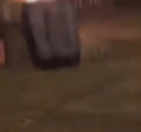 More footage of anti-regime protests in Sabzevar. Protesters block roads with fire and chant slogans such as Down with the dictator and Down with Khamenei