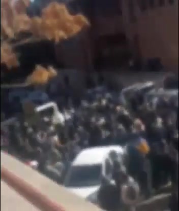 Large scale protests in the Beheshti university in Tehran