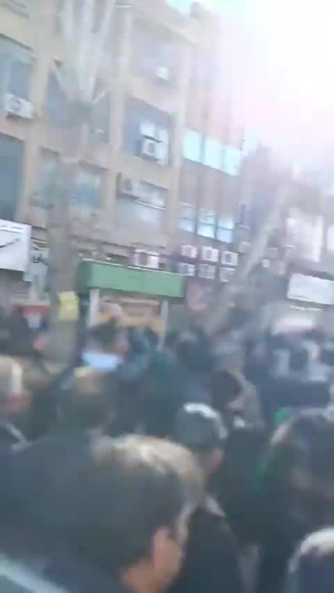 Massive protests erupt in Kermanshah as part of the ongoing wave of protests in Iran.