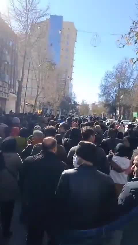 Massive protests erupt in Kermanshah as part of the ongoing wave of protests in Iran.